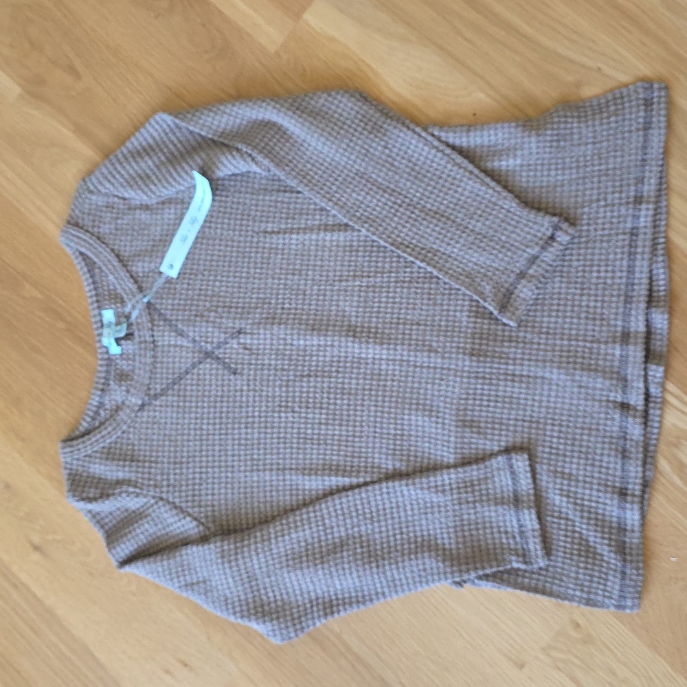 Waffle Knit Top-NWT
